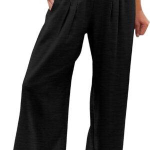 Palazzo linen pants for women's open leg flow pants hello …