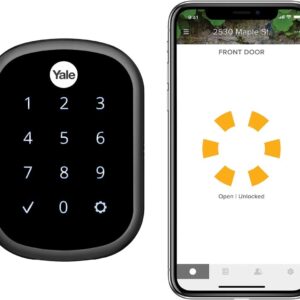 Yale ensures the smart block Sl Deadbolt, the black suedeless entrance …