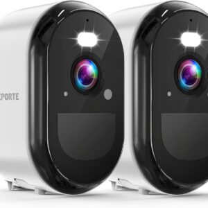 Safety cameras from 2k outdoors, outdoor, Wi -Fi battery fed with …
