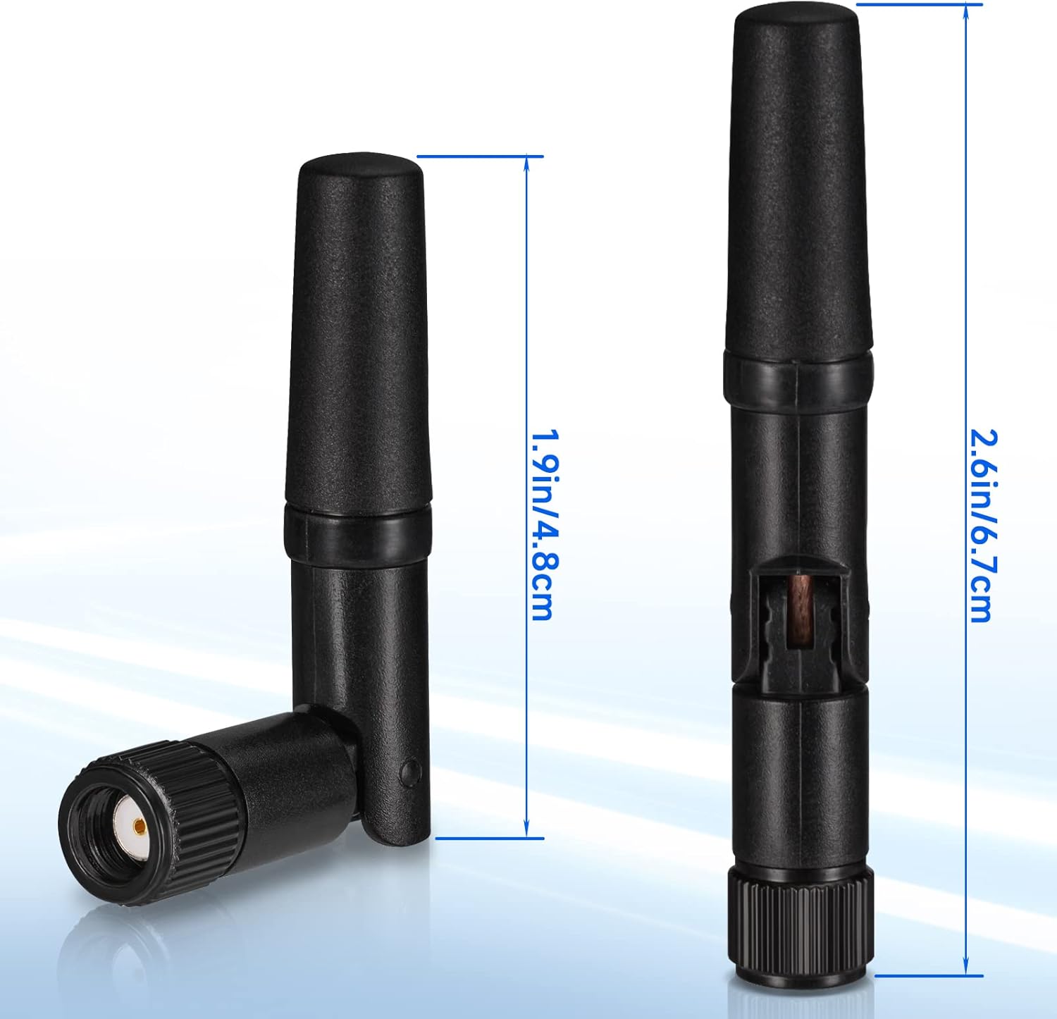 Ochowood Small Wifi Antenna Dual Band 2.4GHz 5GHZ RP-SMA AN ... - Image 2