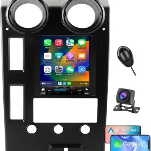 Android 14 Radio for Hummer H2 2004-2009 Tesla Style 9.7-In …