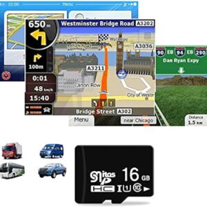 16GB GPS MAP Micro SD North American Cards Navigation United …