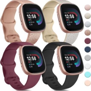 4 package bands compatible with Fitbit Sense 2 / Sense Bands / fi …