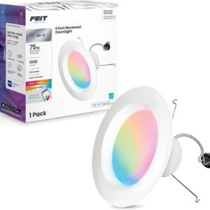 Feit Electric Smart Downlights, 5-6 inches, Wi-Fi LED …