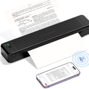 Portable travel printers, Wireless thermal printer P831 C …