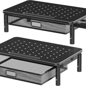 Zimilar 2 lift monitor packages with metal drawer, 3 heig …