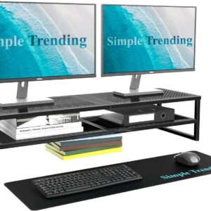 Simple 2 level trends dual lifting metal monitor, computer …