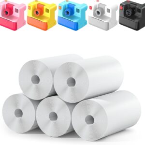 Instant photographic paper – 5 roll of black and white printer paper for …