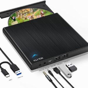 Nolyth external CD unit for laptops, a thin CD burner for Mac …