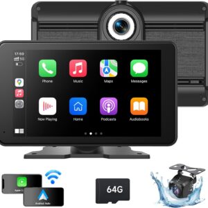 Automobile wireless portable screen, 4K HD A-A-APPLE CARPL …
