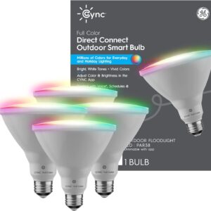 Ge Cync Smart LED bulbs, color change lights, blue …