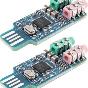 Emagtech 2pcs cm108 USB Sound Card Chip Chip Free sound car …