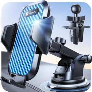 VICSEED Blue Phone Holders for Your Car [Upgraded True Milit…