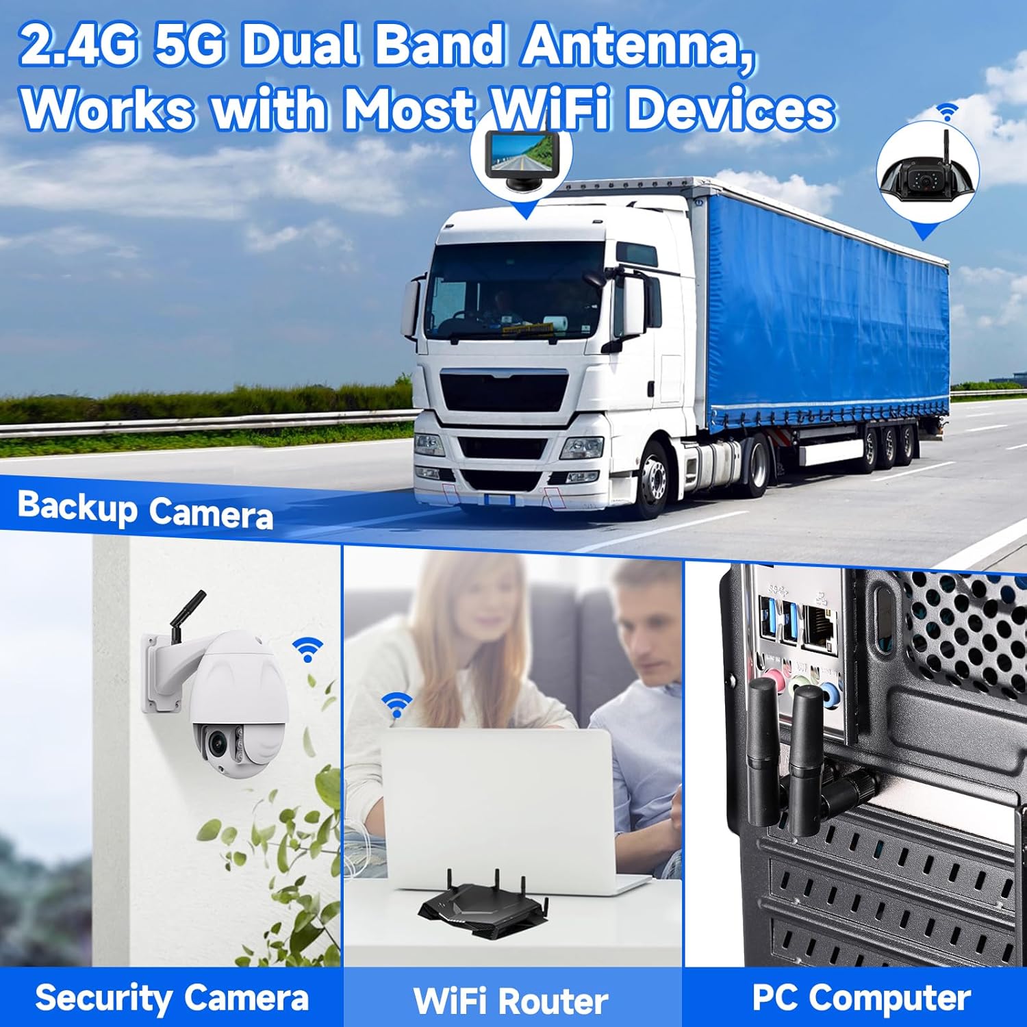 Ochowood Small Wifi Antenna Dual Band 2.4GHz 5GHZ RP-SMA AN ... - Image 3