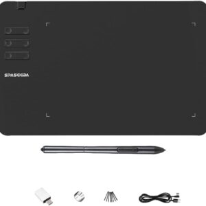 T605 6.7×4 -inch drawing tablet graphic digital drawing table …