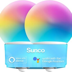 SUNCO SMART GLOBE BULBS G25 LED, ALEXA COMPATIBLE LED decorates …