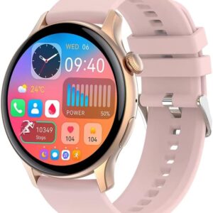 ROUND AMOLED SMARTWATCH Women Men Modes Sports Fitness Smart …