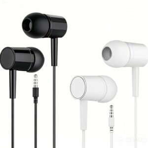 2 Headphones with headphones with microphone, Hea in the ear …