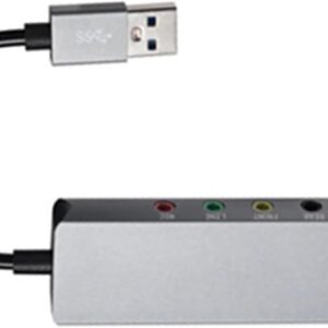 Sound card, external sound card of 5.1 USB Channel Spdif optics …