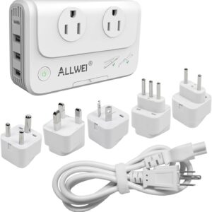 Allwei International Travel Adapter 220v to 110V Power Volta …
