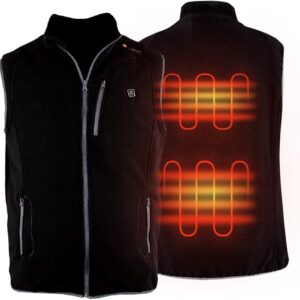 PROSmart Heated Vest Polar Fleece Lightweight Waistcoat with…