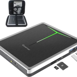 External Guamar CD DVD Drive, USB C CD Burner DVD Portable P …