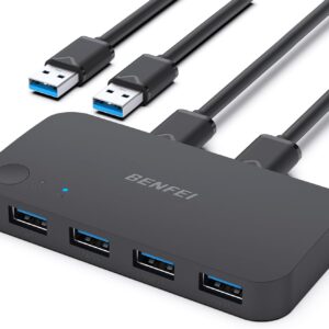 USB 3.0 switch, USB 2 computers Switch Share 4 USB for PC, M …