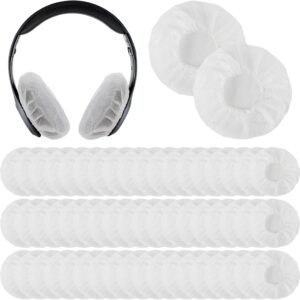 600 PCs covered with disposable headphones, non -woven white, size 8 -…