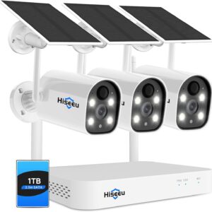 HISEEU 10CH 4K NVR Wireless Safety Chamber System Outdoor I …