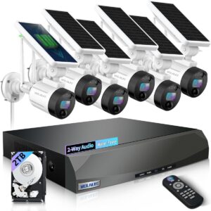 【2 -way audio】 Safety chamber system with solar energy, wireless …