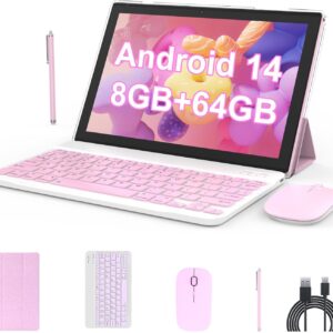 Android 14 10 -inch tables, 2 in 1 tablet, four -core process …