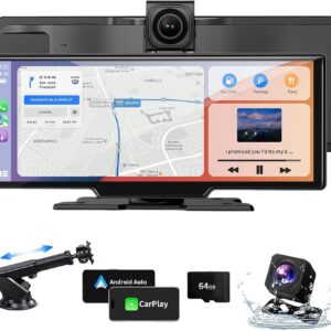 Wireless screen Car Stereo Carplay with 4K board, 10.26 “…
