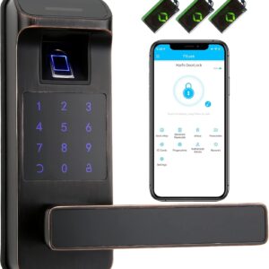 Harfo Smart Door Lock, Heavy 5 in 1 key without key …