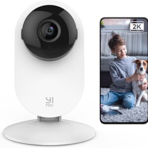 Yi 2K 3MP home security camera, interior chamber with person, V …