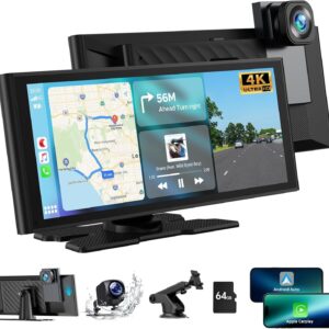 Voam 9.26 '' Wireless carplay screen with 4k dash ca …