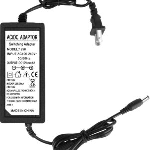 12V 5A Power supply, Waysse eating source adapter, AC DC conv …