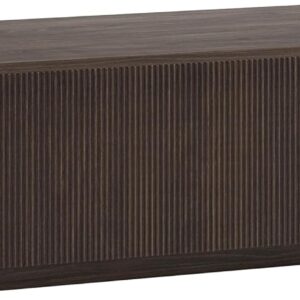 48 “rectangular coffee table in Alder Brown, …