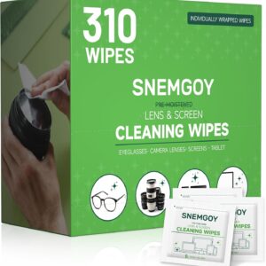 310 Cleaning wipes of counting lenses, pre-to and individually …