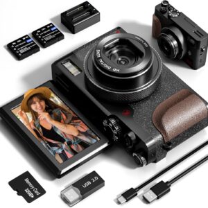 Digital camera, 56mp cameras for photography, 4k vlogging ca …