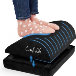 COMFILIFE FOOT Based under the desktop at work – Adjustable desk …