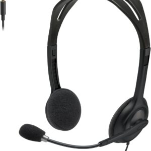 Headphones with Logitech H111 cable, stereo headphones with noise-ca …