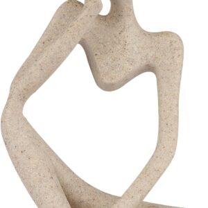 Statue of abstract sculpture of sandstone resin coll …