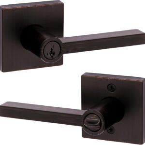 Halifax Kwikset entrance door handle with lock and key, safe …