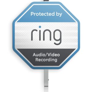 Ring Safety Patio sign