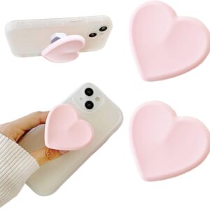 Silicone mobile phone grip support in 2 -piece heart -shaped, VilBoc C …