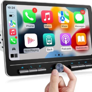Single Din Radio Stereo Stereo Inallated Carplay Android Auto, 10 …
