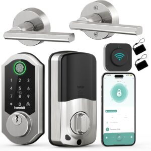Hornbill Smart Lock Deadbolt Set Wifi: FINGERP KEY WITHOUT TRAFT …