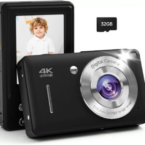 Digital Camera, 44mp FHD 1080P Camera for children with 16x zoom …
