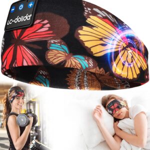 LC-Dolida Sleep Headphones Headband Bluetooth 5.4, Sports He …