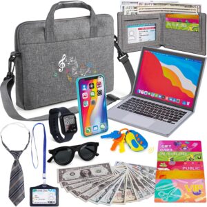 Play the wallet for children with a briefcase, 32pcs Kids Willet sought …